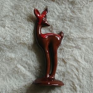 Vintage Pottery deer fawn